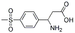 3-AMINO-3-(4-METHANESULFONYL-PHENYL)-PROPIONIC ACID Struktur