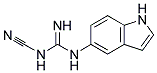 N-(1H-INDOL-5-YL)-N'-CYANO-GUANIDINE Struktur