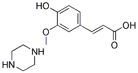 PIPERAZINRE FERULATE Struktur