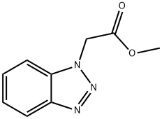 BENZOTRIAZOL-1-YL-ACETIC ACID METHYL ESTER Struktur