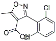 3-(2,6-DICHLOROPHENYL)-5-METHYL-4-ISOXAZOLE CARBOXYLIC ACID Struktur