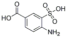 4-amino-3-sulfobenzoic acid Struktur