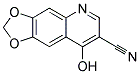 3-Cyano-4-Hydroxy-6,7-Methylenedioxyquinoline Struktur