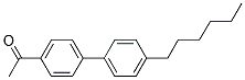 4-N-Hexyl-4'-Acetyldiphenyl Struktur