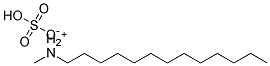Tridecyl methyl ammonium sulfate Struktur
