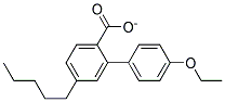 4-Ethoxylphenyl-4'-Pentylbenzoate Struktur