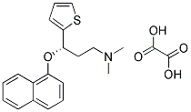 (S)-N,N-Dimethyl-Gamma-(1-Naphthalenyloxy)-2-ThiophenepropanamineOxalate Struktur