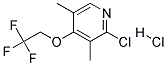 4-(2,2,2-Trifluoro Ethoxy)3,Methyl-2 Chloro Methyl Pyridine Hydrochloride Struktur