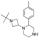 N-T-BUTYL-3(P-METHYLPHENYLPIPERAZINYL)AZETIDINE Struktur