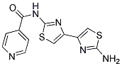 N-(2'-AMINO[4,4'-BITHIAZOL]-2-YL)-4-PYRIDINECARBOXAMIDE Struktur