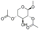 METHYL-2,4-DI-O-ACETYL-BETA-D-XYLOPYRANOSIDE Struktur