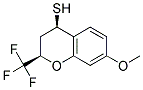 CIS-7-METHOXY-2-TRIFLUOROMETHYL-2H-CHROMAN-4-THIOL Struktur