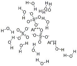 ALUMINIUM SULFATE DODECAHYDRATE Struktur