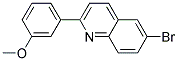 6-BROMO-2-(3-METHOXYPHENYL)QUINOLINE- Struktur