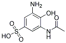 6-AMINO-2-ACETAMIDOPHENOL-4-SULFONIC ACID Struktur