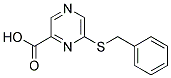 6-[(PHENYLMETHYL)THIO]-PYRAZINECARBOXYLIC ACID Struktur