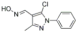 5-CHLORO-3-METHYL-1-PHENYL-1H-PYRAZOLE-4-CARBALDEHYDE OXIME Struktur