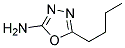 5-BUTYL-1,3,4-OXADIAZOL-2-YLAMINE Struktur