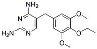 5-(4-ETHOXY-3,5-DIMETHOXYBENZYL)PYRIMIDIN-2,4-DIAMIN Struktur