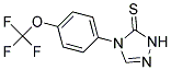 4,5-DIHYDRO-4-(4-TRIFLUOROMETHOXYPHENYL)-1,2,4-TRIAZOL-5(1H)-THIONE Struktur