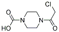 4-(2-CHLORO-ACETYL)-PIPERAZINE-1-CARBOXYLIC ACID Struktur