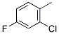 3-CHLORO-5-FLUORO-2-METHYLBENZENE Struktur