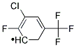 3-CHLORO-2-FLUORO-5-(TRIFLUOROMETHYL)PHENYL Struktur