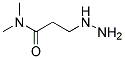 3-Hydrazinyl-N,N-dimethylpropanamide Struktur