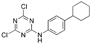 N2-(4-CYCLOHEXYLPHENYL)-4,6-DICHLORO-1,3,5-TRIAZIN-2-AMINE, TECH Struktur