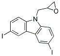 3,6-DIIODO-9-(OXIRAN-2-YLMETHYL)-9H-CARBAZOLE, TECH Struktur