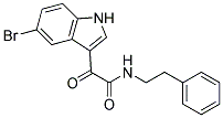 N1-PHENETHYL-2-(5-BROMO-1H-INDOL-3-YL)-2-OXOACETAMIDE, TECH Struktur