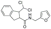 N2-(2-FURYLMETHYL)-1-(DICHLOROMETHYL)INDANE-2-CARBOXAMIDE, TECH Struktur