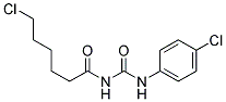 N-(6-CHLOROHEXANOYL)-N'-(4-CHLOROPHENYL)UREA, TECH Struktur