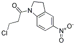 3-CHLORO-1-(5-NITRO-2,3-DIHYDRO-1H-INDOL-1-YL)PROPAN-1-ONE, TECH Struktur