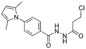 N'-(3-CHLOROPROPANOYL)-4-(2,5-DIMETHYL-1H-PYRROL-1-YL)BENZOHYDRAZIDE, TECH Struktur