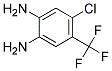 4-CHLORO-5-(TRIFLUOROMETHYL)-1,2-BENZENEDIAMINE Struktur