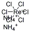 AMMONIUM HEXACHLORORHENATE (IV) Struktur