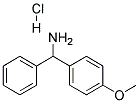 4-METHOXYLBENZHYDRYLAMINE HYDROCHLORIDE& Struktur