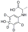 L-4-HYDROXYPHENYL-D4-ALANINE Struktur