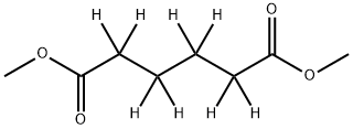 DIMETHYL HEXANEDIOATE-D8 Struktur