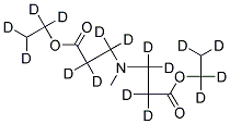 DI-B-CARBETHOXYETHYL-D8-METHYLAMINE Struktur