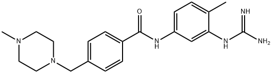 N-(3-GUANIDINO-4-METHYLPHENYL)-4-(METHYLPIPERAZINE-1-YL-METHYL)BENZAMIDE Struktur