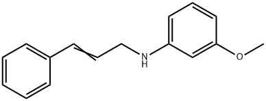 N-(3-PHENYL-2-PROPENYL)-3-METHOXYANILINE Struktur