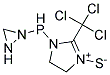 DIAZIRAN-1-YL[2-(TRICHLOROMETHYL)-4,5-DIHYDRO-1H-IMIDAZOL-1-YL]PHOSPHINE SULPHIDE Struktur