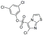 3,5-DICHLOROPHENYL 6-CHLOROIMIDAZO[2,1-B][1,3]THIAZOLE-5-SULPHONATE Struktur