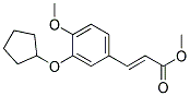 METHYL 3-[3-(CYCLOPENTYLOXY)-4-METHOXYPHENYL]ACRYLAT Struktur