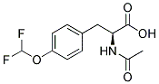 N-ACETYL-4-(DIFLUOROMETHOXY)-L-PHENYLALANIN Struktur