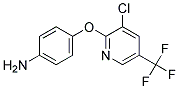 4-{[3-CHLORO-5-(TRIFLUOROMETHYL)-2-PYRIDINYL]OXY}ANILIN Struktur