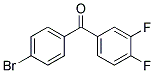 4-BROMO-3',4'-DIFLUOROBENZOPHENON Struktur