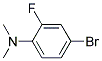 4-BROMO-N,N-DIMETHYL-2-FLUOROANILIN Struktur